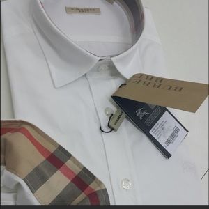 Burberry Shirt for Men White Color Small